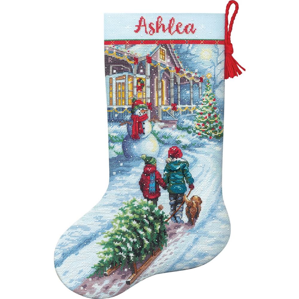 Stocking Christmas Tradition Counted Cross Stitch Kit